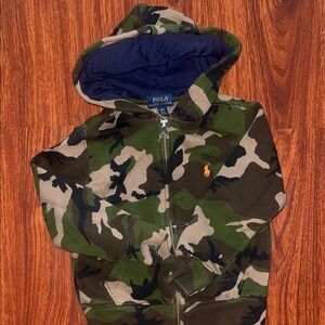 Polo by Ralph Lauren Toddler Green Camo Zip Hoodie